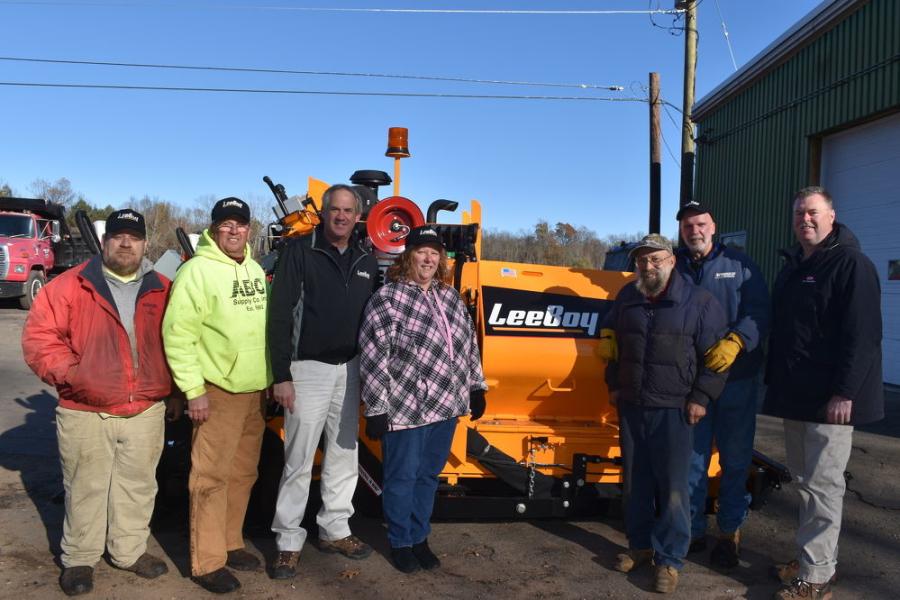 The entire staff of Boutin & Sons Construction is very appreciative of LeeBoy and W.I. Clark Company’s thoughtfulness in honoring Ray Boutin.