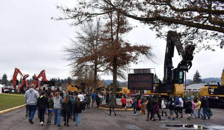 In 2019, elementary school students visited OLC to learn about the forestry industry.
(Mary Bullwinkel photo)