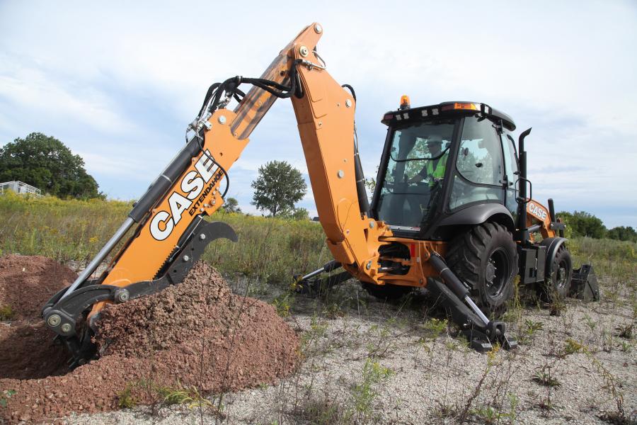 New Case N Series backhoes feature updates to loader controls, including a new declutch trigger, new roller/rocker switch for better attachment control and an all-new F-N-R thumb switch for simplified operation.