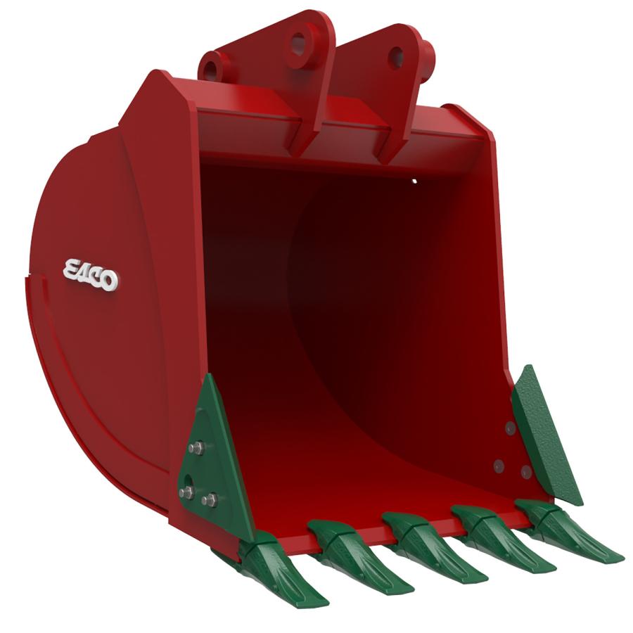 The ESCO heavy duty plate lip bucket (HDP) is ideal for use in general excavating such as dense clay, compacted soil, or loosely embedded rock (gravel) conditions.