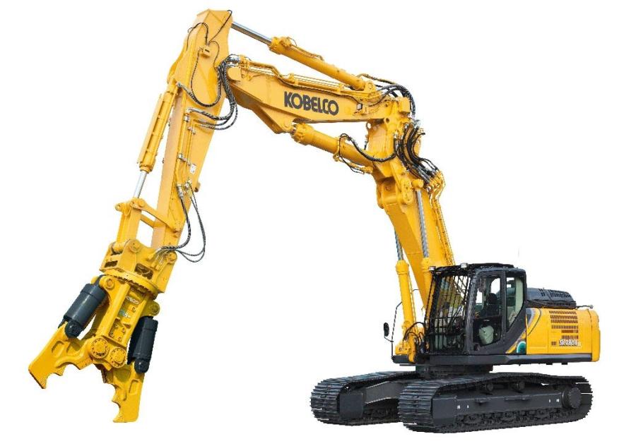 Utilizing a “common base boom,” the SK350D and SK550D are equipped with two optional fronts: the “Demolition Front” and the “High Reach Front.”