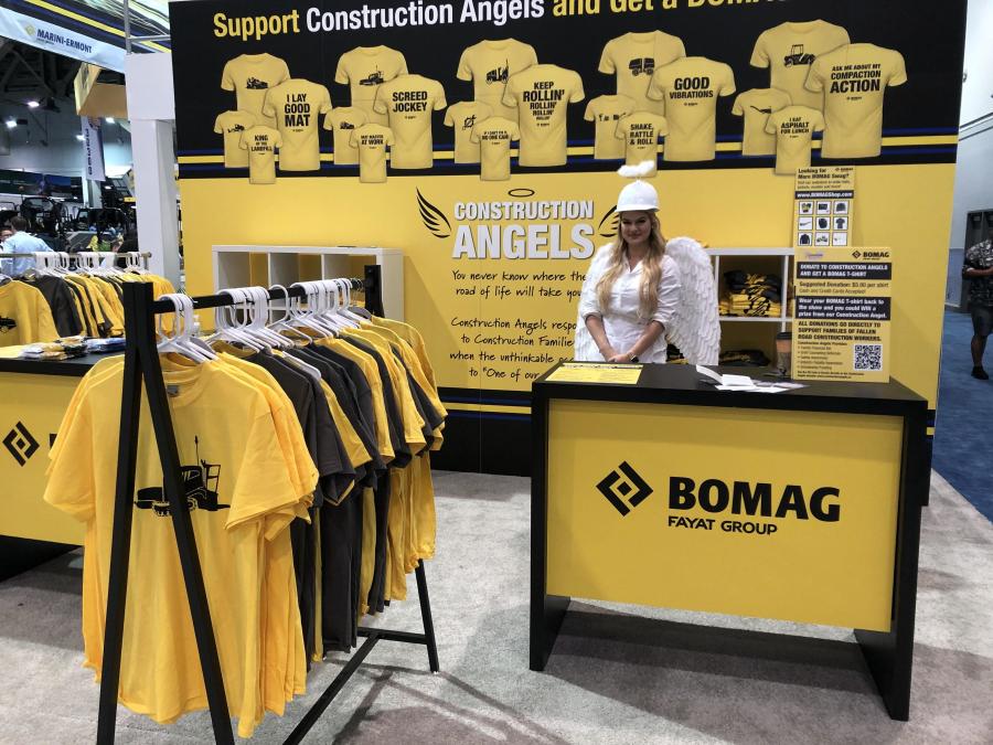 The Bomag t-shirt campaign raised nearly $7,000 in donations for Construction Angels.
