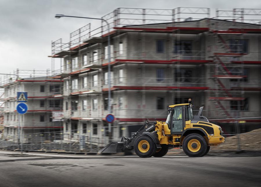 Volvo CE adds a new high-speed driveline option for two of its compact wheel loader models, L45H and L50H, with speeds of up to 31 mph.