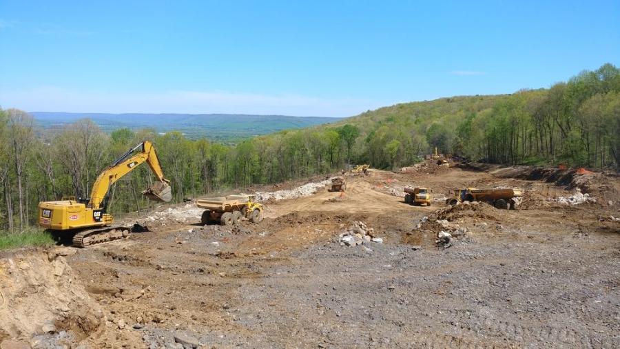 ALDOT has been overseeing efforts to rebuild the highway along the side of one of the Brindlee Mountains, a range of hills in the area with elevations up to 1,300 ft. high.