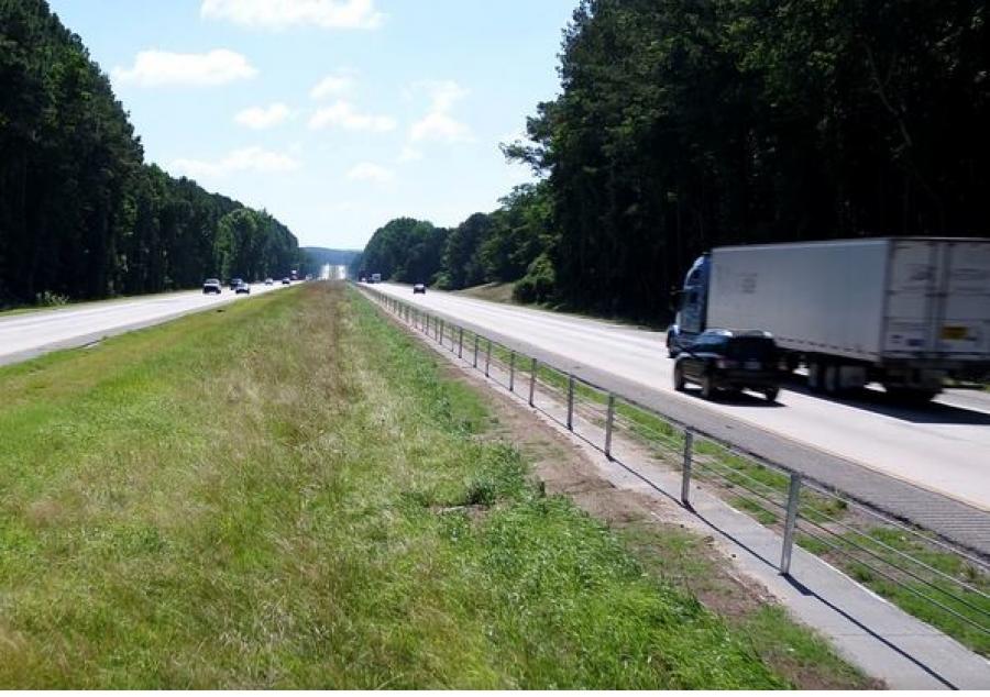 Soon various sections of Interstate 20 and Interstate 520 will be equipped with cable median barriers, which reduce highway crossover crashes that typically result in fatalities or severe injuries. (GDOT photo)