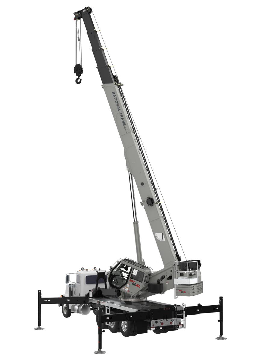 The NBT60XL features a hydraulically removeable counterweight configurable from zero to 16,000 lbs., allowing it to take on much heavier picks.