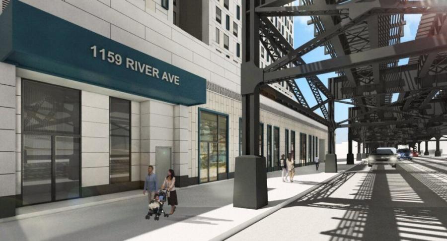 The financing for 1159 River Ave. includes $25 million in permanent tax-exempt bonds, Low-Income Housing Tax Credits that will generate $43 million in equity and $16 million in subsidy.