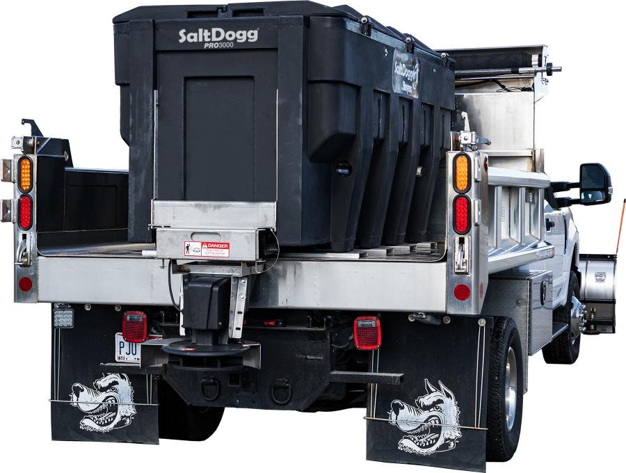 The new 9-1/2-ft. PRO3000 model boasts a 3-cu.-yd. capacity, which equates to roughly 3.2 tons of bulk #1 rock salt.