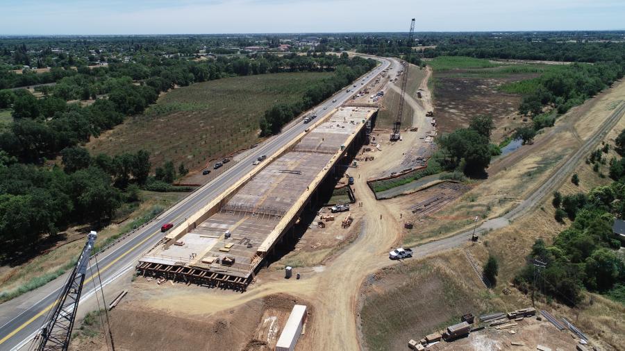 MCM Construction Inc. is the general contractor for the $84 million bridge 
replacement project north of the city of Marysville.