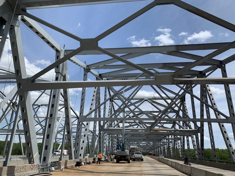 The Blanchette Missouri River Bridge is undergoing a $35 million major rehabilitation.
