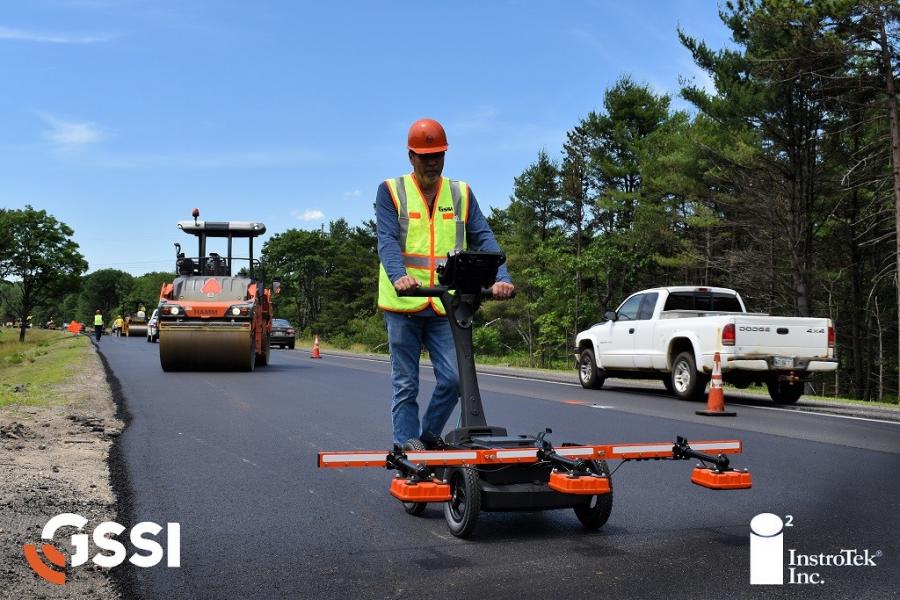 InstroTek Inc. will serve as national and international distributor of GSSI’s PaveScan RDM continuous asphalt density gauge.