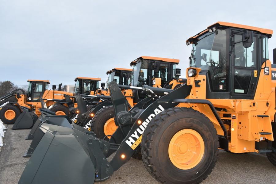 Hyundai has 15 different models of wheel loaders to meet the diverse needs of Maine contractors.