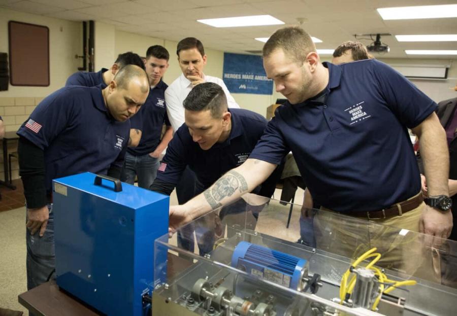 Heroes MAKE America participants earn the industry-specific skills, certifications and connections necessary to establish a fulfilling career in manufacturing.