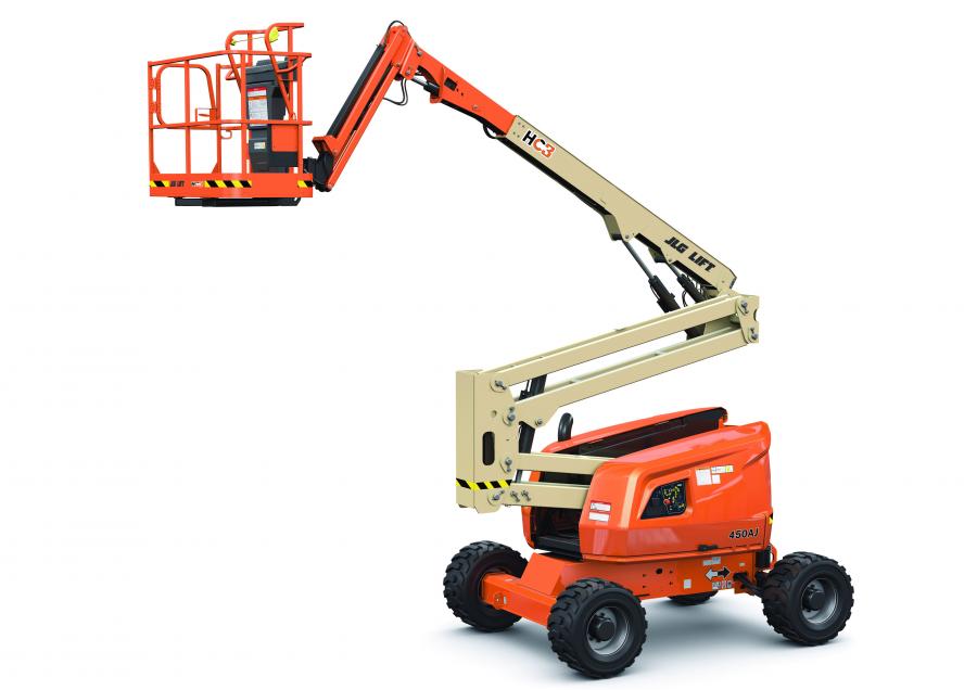 Designed to offer more flexibility to get work done at height, the 450AJ HC3 model has a 45-ft (13.72 m) platform height and 25-ft (7.62 m) of horizontal outreach. It also features the HC3 product line’s three capacity zones — 660 / 750 / 1,000 lb. (299.37 / 340.19 / 453.59 kg), giving it the ability to carry up to three occupants and tools to height in every zone.
