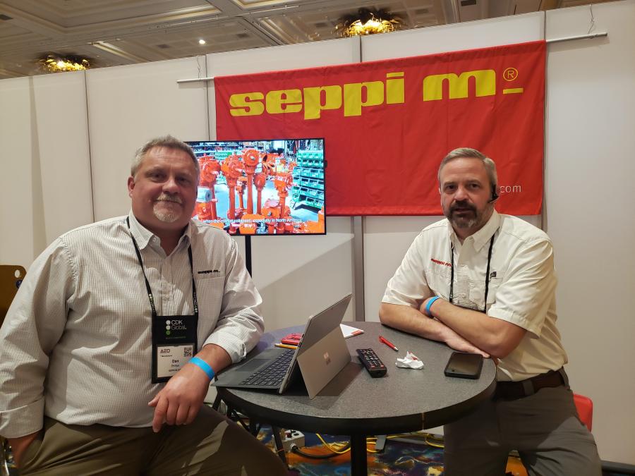 Dan Phillips (L) and Ben Carlson; of Seppi M. USA, based in West Chester, Ohio.