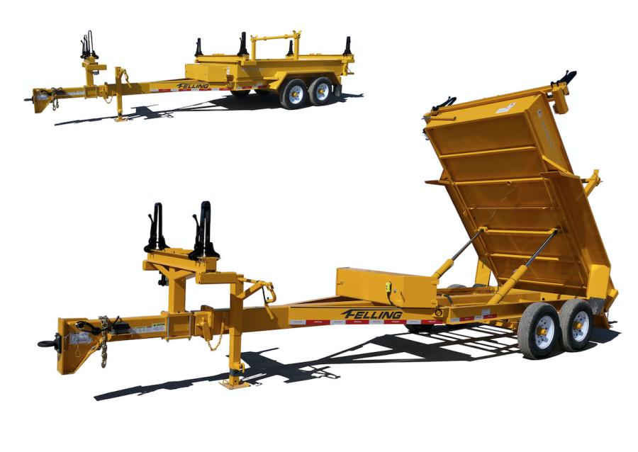 The PCD has a 24 ft. retracted overall length, equipped with a telescoping tongue. When fully extended, it increases the overall length to 40 ft., creating the ability to haul utility poles up to 60 ft. in length.