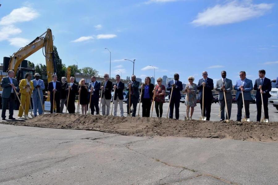 The Missouri Department of Transportation (MoDOT), Missouri Gov. Mike Parsons and Kansas City officials gathered to celebrate the start of the long-awaited construction of the Buck O’Neil Bridge.
(Office of Gov. Mike Parsons photo)