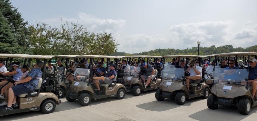 Players are ready to tee off at IAAP’s 2020 Golf Outing.