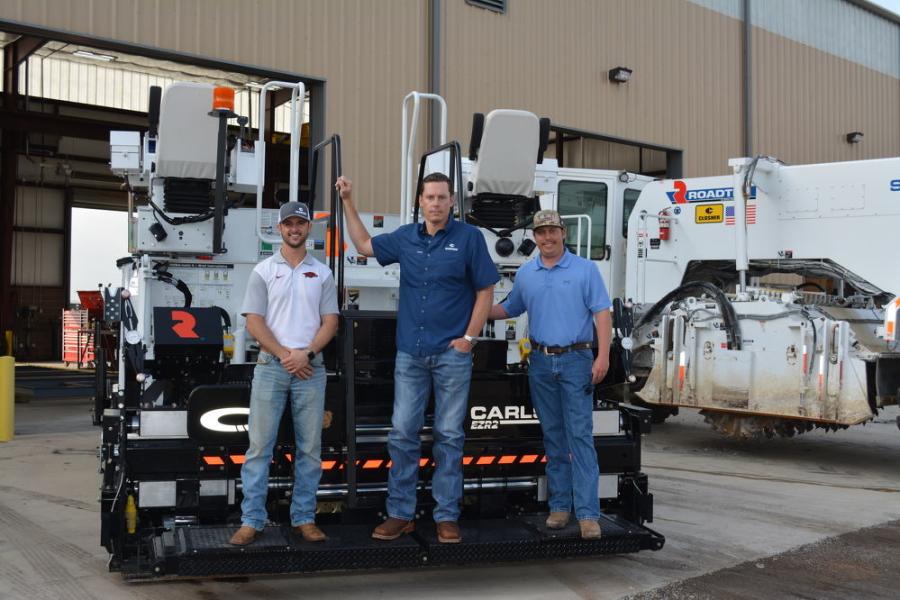 The sales team at the North Texas branch of Closner Equipment. (L-R) are Collin Nunnelee, municipal sales rep; Vice President J.B. Closner and Dustin Clarke, territory sales manager.