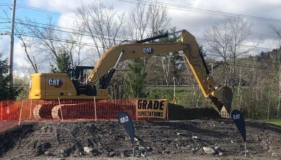 To further highlight how Milton CAT can help improve grading accuracy, two stationary excavators were demoed: a 320 excavator with a Rototilt bucket and a 3D Earthworks GPS system and a mini-excavator with a 2D Earthworks system for laser bench operation.