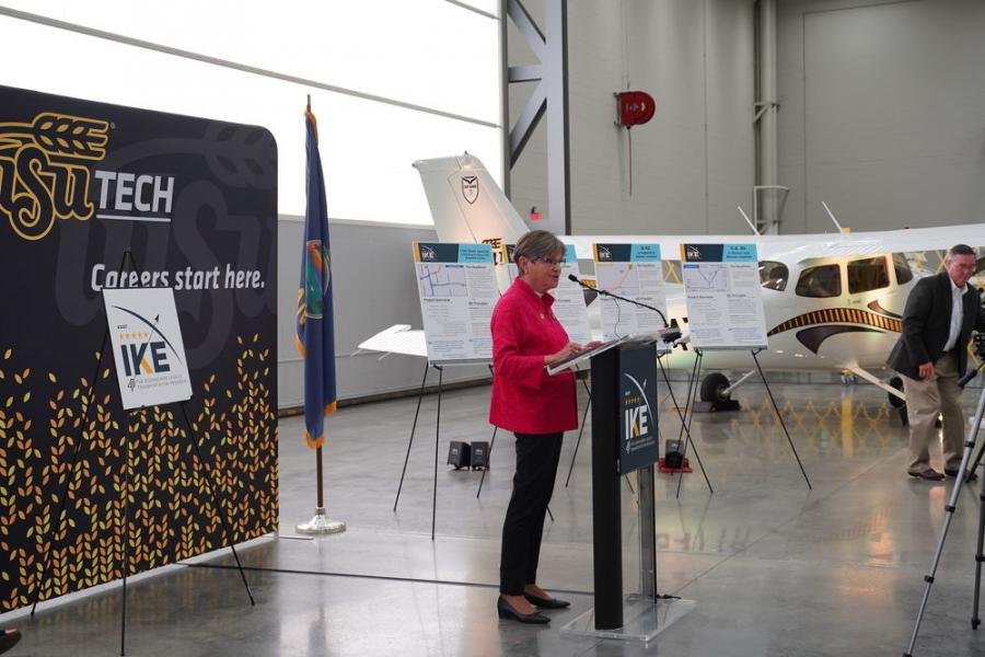 Gov. Laura Kelly announced six expansion and modernization highway projects in south central Kansas totaling more than $129 million have been committed to construction.