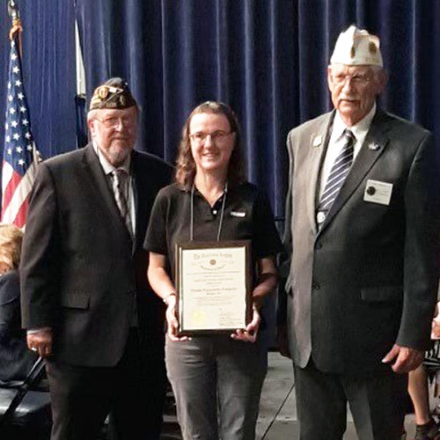Woods Equipment Company was awarded the Large Employer of Veterans Award from the Veterans Employment & Education Commission of The American Legion.