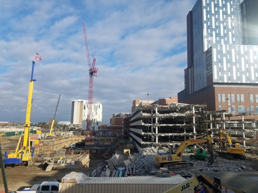 The new $1.79 billion Wexner Medical Center Inpatient Hospital is the largest single facilities project ever undertaken by the university.
(Ohio State University photo)