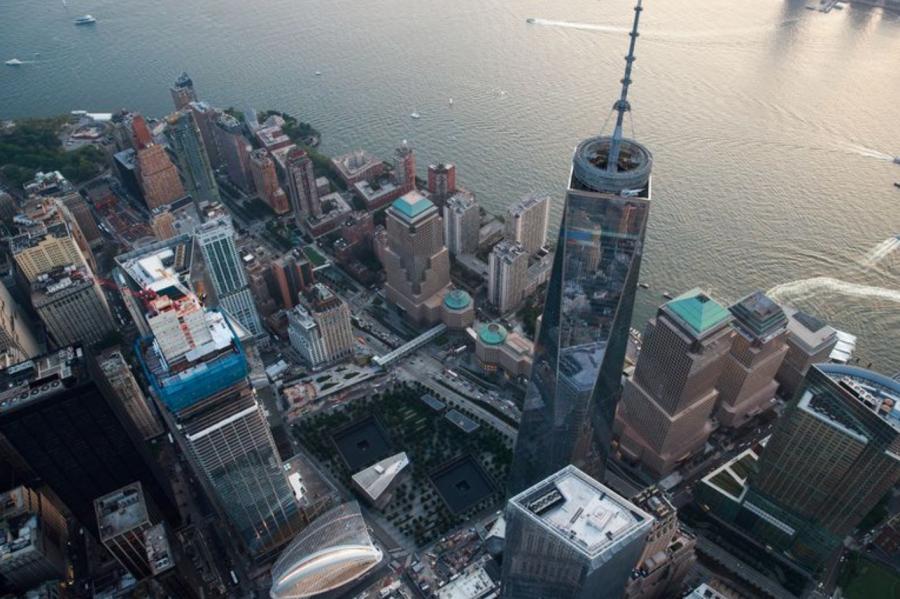 New Yorkers have witnessed construction of the gleaming Freedom Tower — renamed One World Trade Center — on the site that was Ground Zero. (Getty Images photo)