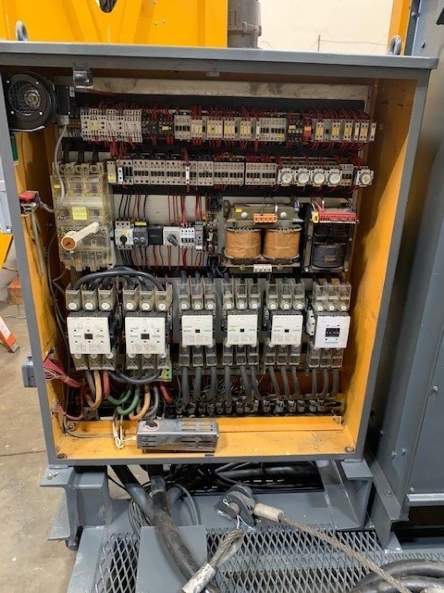 Tower crane hoist control panel