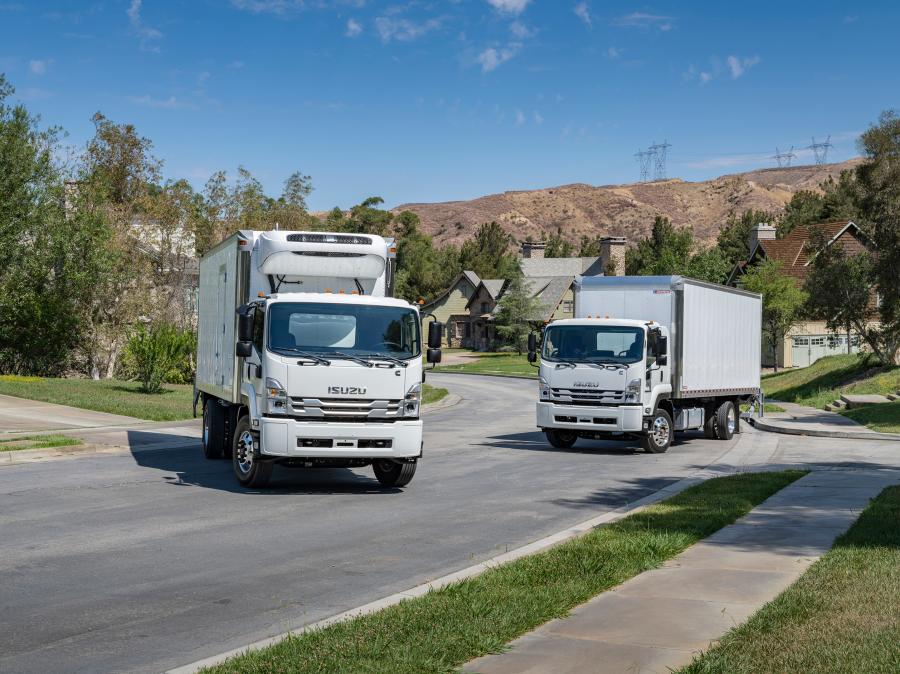 The new F-Series is powered by the Cummins B6.7 diesel engine and offers models in both Class 6 and — new for Isuzu — Class 7.