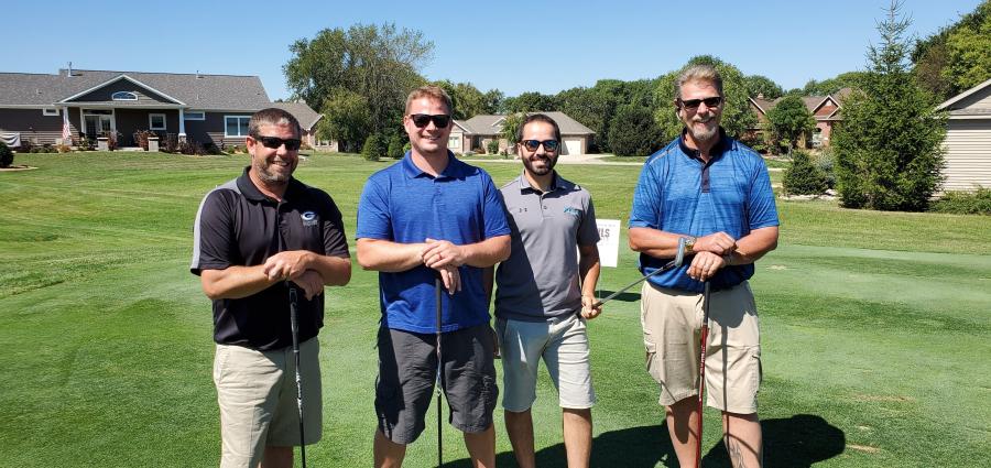 The Orica team of James Deininger, Tacio Ferreira, Marc Rury and Kyle Heins joined up for IAAP’s annual golf outing.