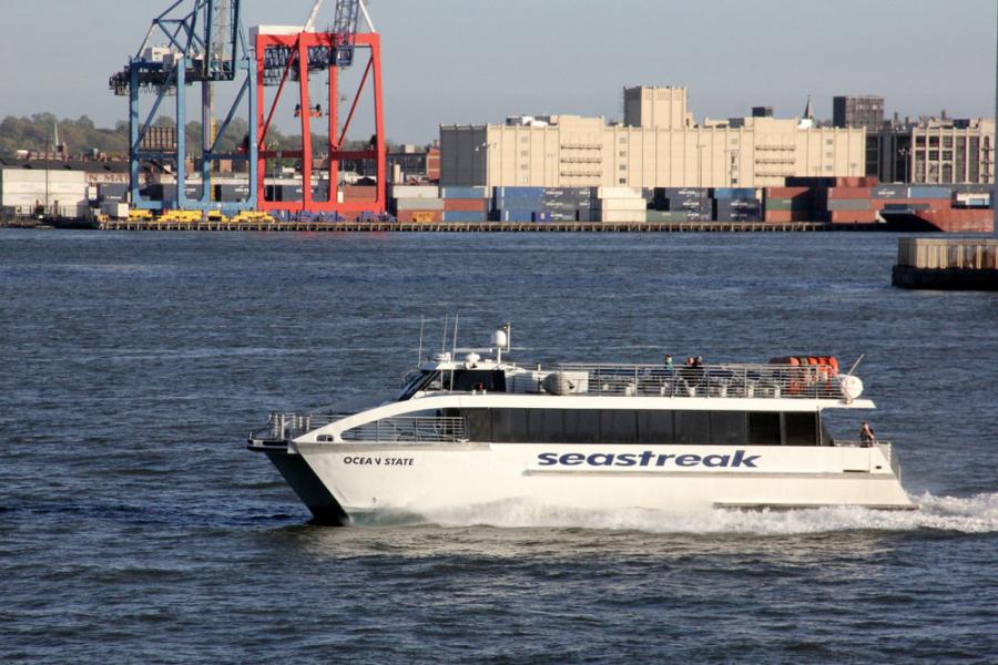 SeaStreak LLC was tapped by the Bayonne city council as the ferry operator in 2019. The size of the vessels would depend on customer demand once the service is operating.