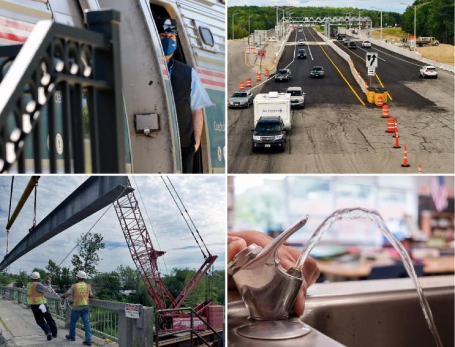 州长珍妮特·米尔斯表示，联邦资金将允许缅因州修复道路和桥梁，扩大高速宽带，改善清洁饮用水的获取，并建立一个更清洁、更可持续的交通网络，同时让缅因州人民获得高薪工作。188金博网官网app(先驱报图片)