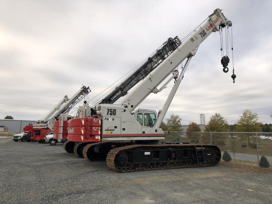 Pinnacle’s Link-Belt crane inventory is ready for work.