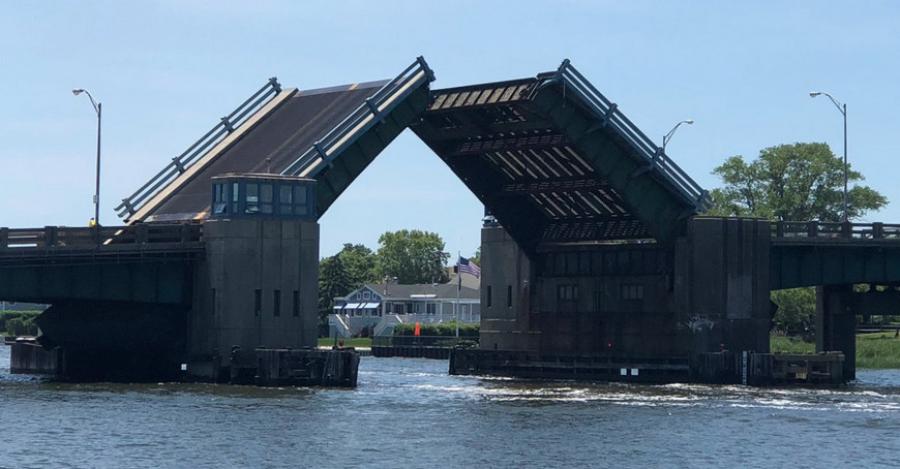 The Rumson-Sea Bright Bridge is a movable, double-leaf bascule bridge because of the double spans that open the waterway for marine vessels to move up and down the Shrewsbury River. It will have an overall length of 661 ft., and a roadway width of just over 52 ft., including shoulders.
