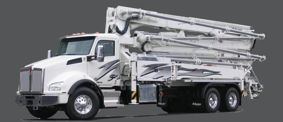 Alliance Concrete Pumps, Norcal Kenworth and Kenworth Truck Company donated a 38M truck-mounted concrete pump to the 2022 CIM auction.
