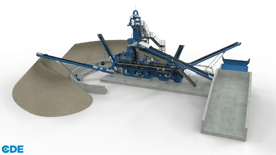 委托时,新洗植物特性CDE M2500 CFCU技术,将处理天然砂和砾石饲料原料的速度250 tph energy,生产6在说明里的产品,其中包括三个等级的洗砾石和三个洗砂产品建设和高尔夫产业。