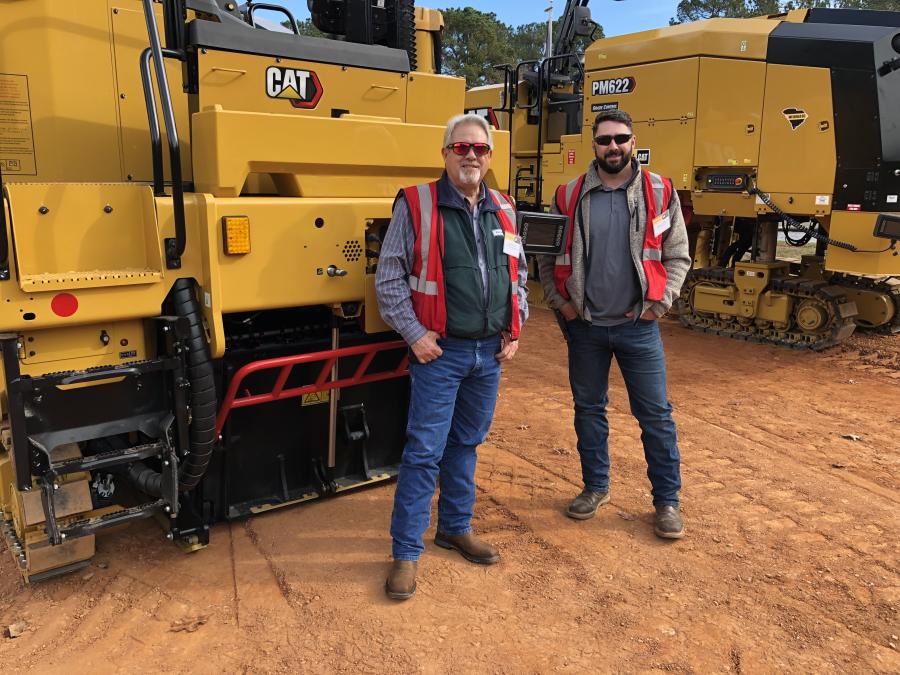 Dale Arnold (L) of Cashman Equipment Company in Las Vegas and Bryan Corsetti of VT Construction in Las Vegas both enjoyed attending the event.