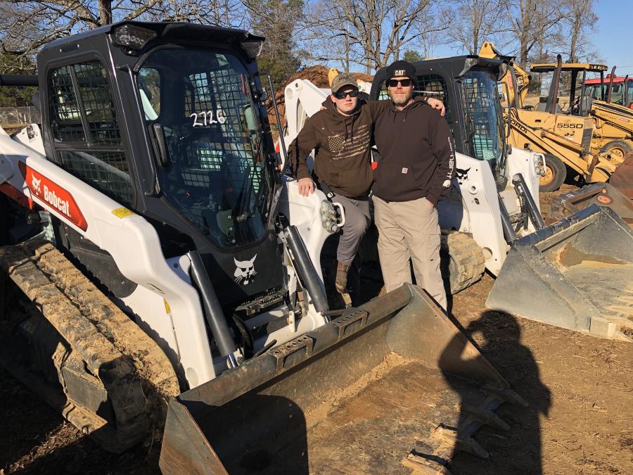David (L) and John Altizer of Altizer Grading in Midland, N.C., needed a few Bobcat loaders and were hoping to get a good deal on one of the newer machines.
