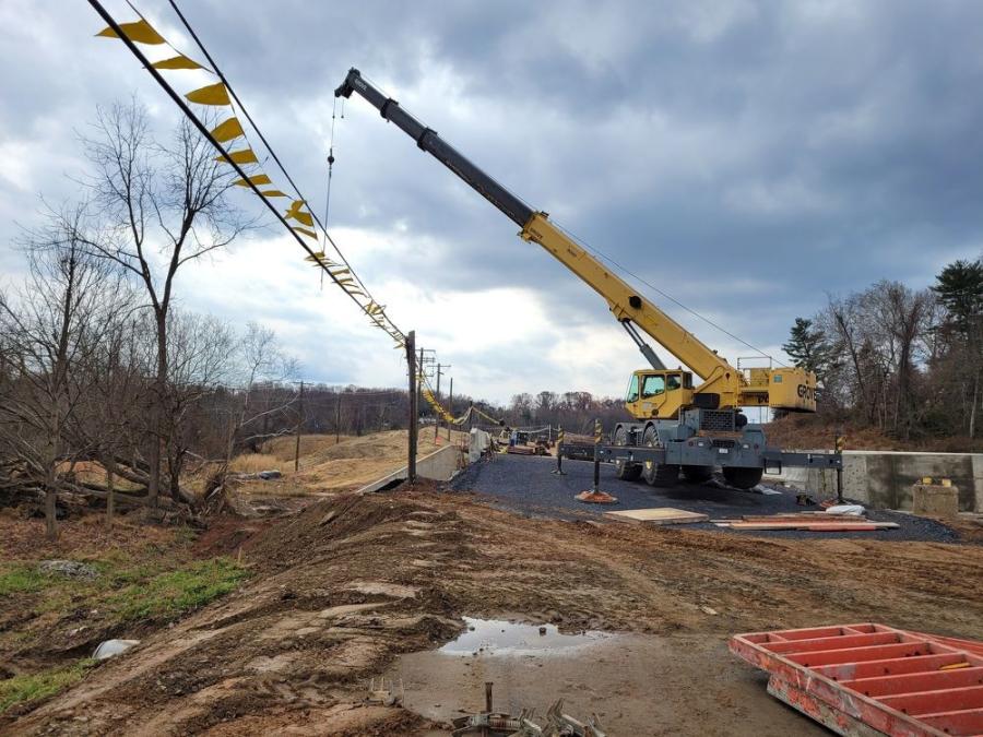 Construction started in June 2019 on the $126.8 million project, which was awarded to Wagman Heavy Civil Inc. of York, Pa.
