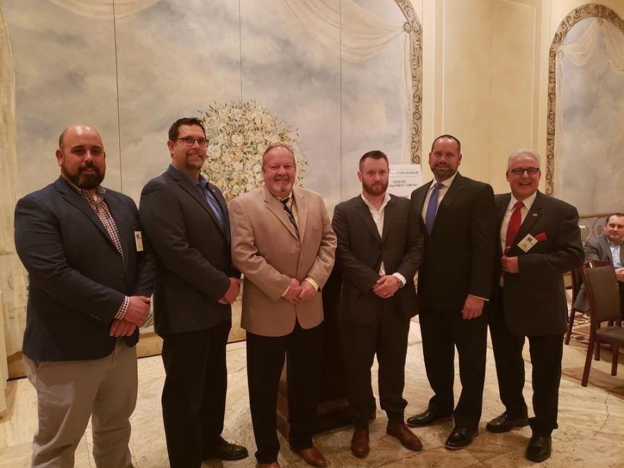 IED’s newly-installed board of directors (L-R) are Adam Salinas, president; Jason Zeibert, first year director; Michael Morton, vice president; Dave Cox, treasurer; Kevin Ridens, second year director; and Tom Stern, executive secretary.