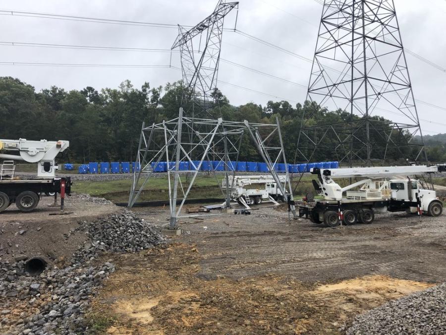 The work includes building a new Anderson 500-kilovolt substation on existing TVA property near the Bull Run Fossil Plant.
(GEI Consultants Inc. photo)