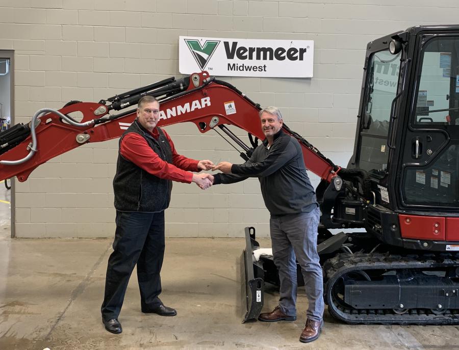Yanmar Compact Equipment recognized Vermeer Midwest as its 2021 Multi-Location Dealer of the Year.