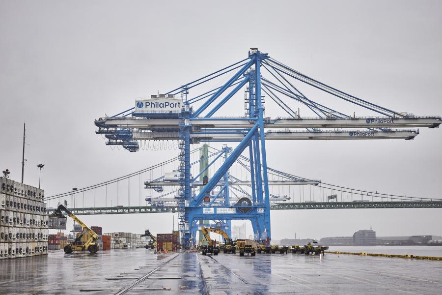 Gov. Tom Wolf announced a $246 million state investment into the Port of Philadelphia to continue modernization efforts and improve regional economic stability. (Governor Tom Wolf, Office of the Governor photo)