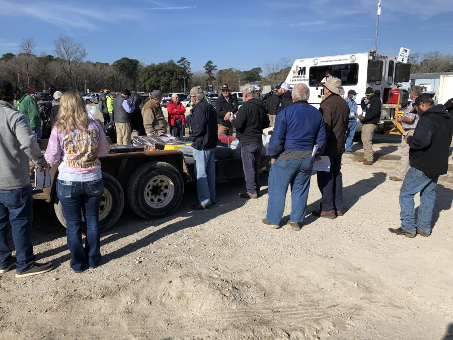 Bidders from many southern states attended the auction.
