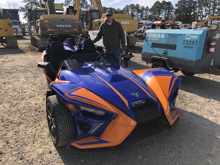 Christopher McIntosh of Port City Machinery in Charleston takes a look at the Polaris Slingshot, a three-wheeled motorcycle.