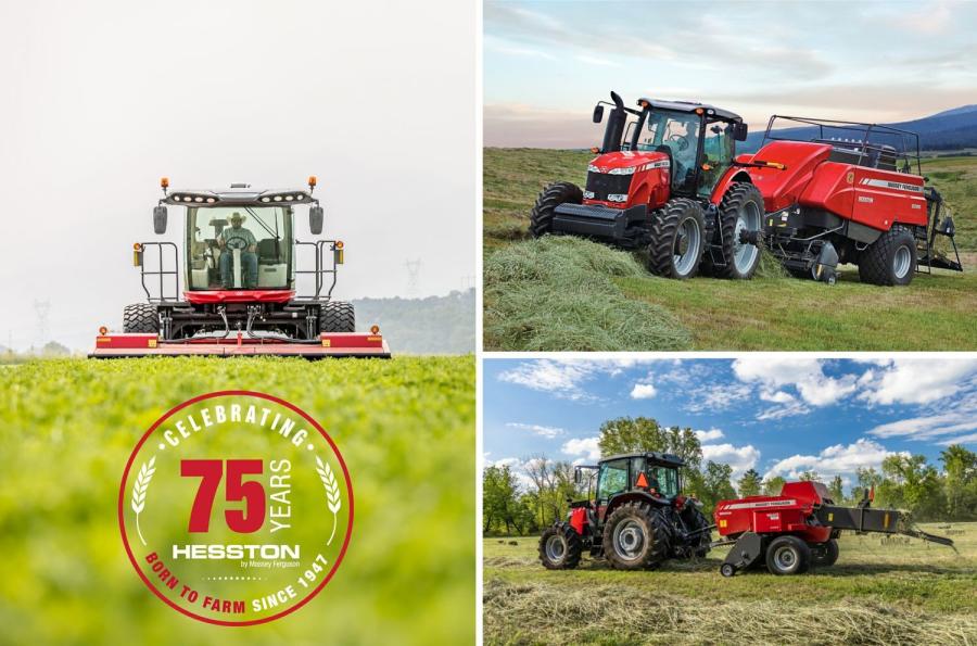 Hesston by Massey Ferguson celebrates 75 years in 2022 with products that continue to provide farmer-focused innovations for hay and forage needs. The brand is well known by farmers across North America for its self-propelled windrowers, balers, mowers, and rakes.