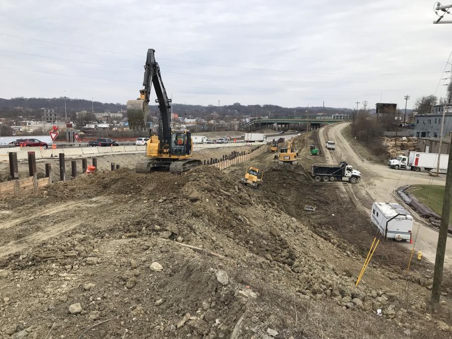 Phase 5A construction is being performed on the I-75 Mill Creek Expressway, at a cost of $87 million.
(ODOT/OAS photo)