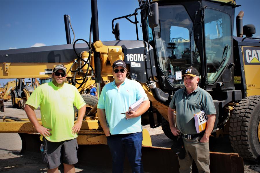 Ryan Cunningham of bidadoo, local to Orlando, was speaking about motor graders with Will McCartney (Capital Equipment Services) and Ray Doyle, both making the trip from Australia.