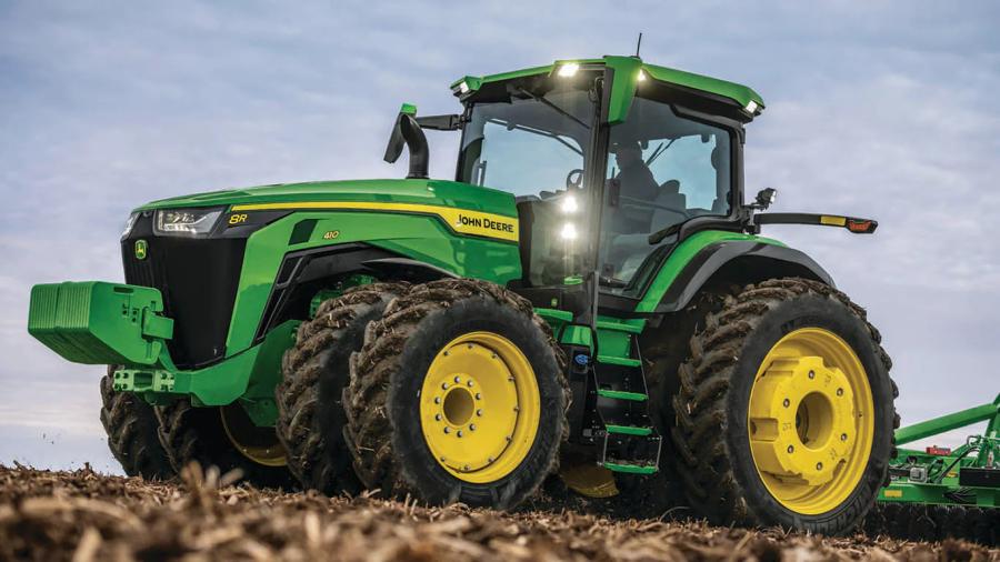 A new stepless electric variable transmission (EVT) will be available for all 410-hp 8 Series tractors including 8R, 8RT and 8RX models.